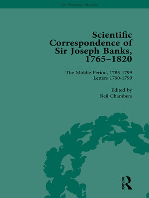 cover image of The Scientific Correspondence of Sir Joseph Banks, 1765-1820 Vol 4
